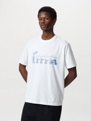 UNIQLO - футболка Doraemon & Louvre museum - 00 WHITE