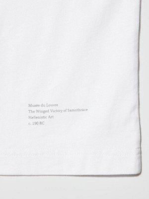 UNIQLO - футболка Doraemon & Louvre museum - 00 WHITE