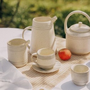 Молочник SL Home «Райяс», 1,3 л, 16,5?13?18 см, керамика, бежевый