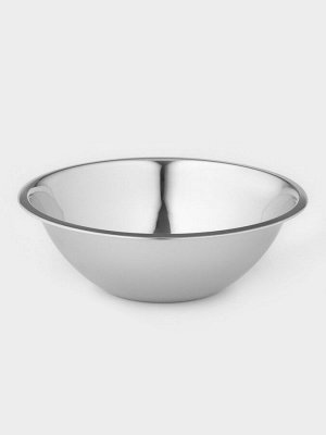 Миска из нержавеющей стали, 2,1 л, d=24 см, толщина 0,8 мм