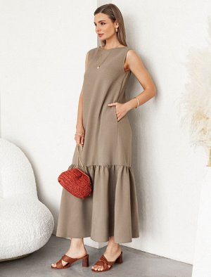 Платье из плотного лиоцелла