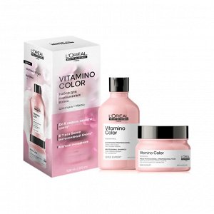 Набор Vitamino Color для окрашенных волос (Шампунь, 300 мл + Маска, 250 мл) (L'Oreal Professionnel, Уход за волосами, Vitamino Color)