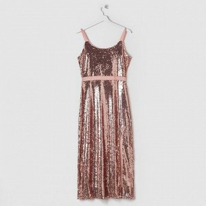 Платье женское MINAKU &quot;Эстер&quot;, размер 42, цвет розовое золото
