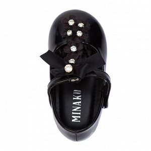 Туфли детские MINAKU, цвет чёрный, размер 20
