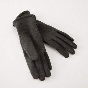 Перчатки женские MINAKU "Стиль", размер 18,  цвет серый
