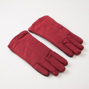 Перчатки зимние женские MINAKU р.18, цвет бордовый