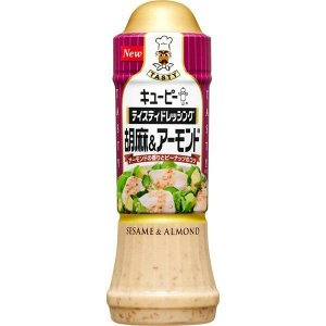 KEWPIE Tasty Dressing Sesame - кунжутная заправка с ображенным миндалем