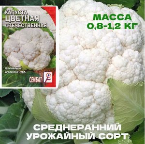Семена Капуста цветная "Отечественная", 0,3 г