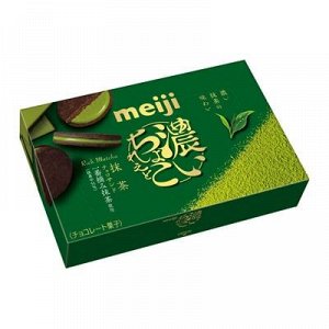 Мини-печенье Meiji «Сэндвич» шоколадное с шоколадом матча 127 гр/5