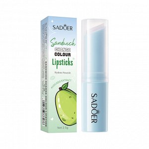 Бальзам для губ "Авокадо" Sadoer Sandwich Change Color LipStick (теплоактивный)