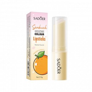 Бальзам для губ "Апельсин" Sadoer Sandwich Change Color LipStick (теплоактивный)