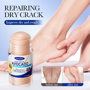 Крем-стик с экстрактом авокадо Sadoer Anti Crack Avocado Repair Stick для ухода за кожей лица, рук, ног и тела (40 гр)