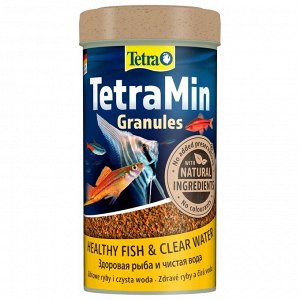 TetraMin Granules корм для всех видов рыб в гранулах 250 мл
