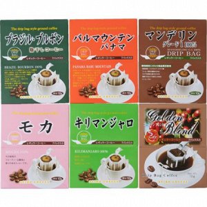 Seiko Coffee Drip Подарочный набор кофе дрип, 6 видов*7шт