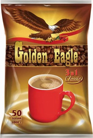 Кофейный напиток 3 в 1 Golden Eagle Classic 50 пак