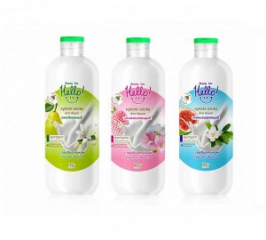 ИРИС HELLO BEAUTY LINE Крем-гель для душа ТОНИЗИРУЮЩИЙ Сочный инжир,белый чай 500мл