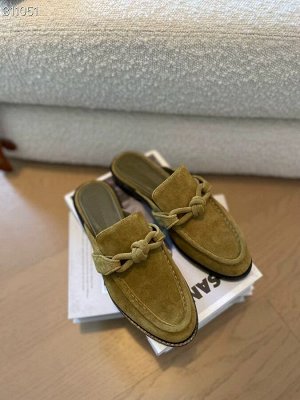 Мюли женские замшевые
