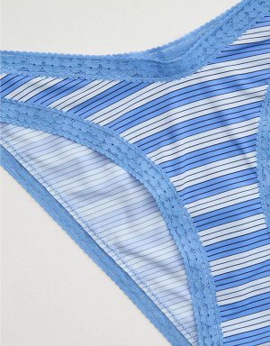 SMOOTHEZ Microfiber Lace Bikini Underwear