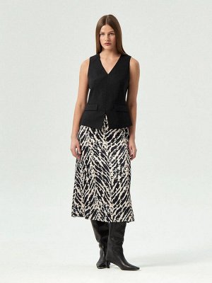 Юбка миди из 100% вискозы, S1119/tihiro