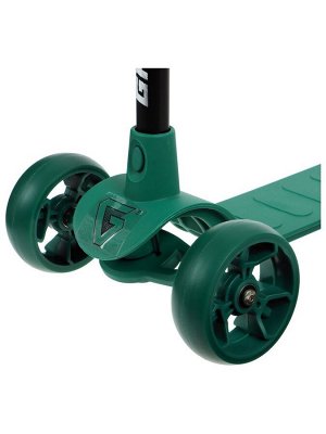 Самокат детский GRAFFITI Baby 24, колёса PU 120/100 мм, зелёный