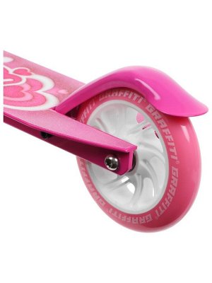 Самокат городской GRAFFITI Comfort 120, складной, колёса PU 120 мм, ABEC 7 Carbon