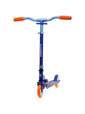 Самокат городской GRAFFITI Comfort 120, складной, колёса PU 120 мм, ABEC 7 Carbon