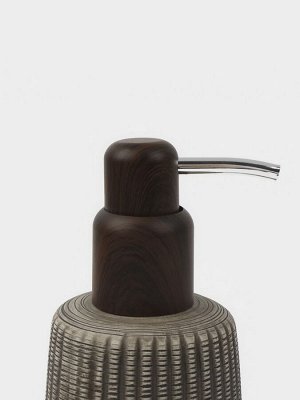 Набор для ванной SAVANNA Wood, 2 предмета, дозатор для мыла, стакан