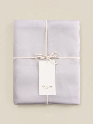 Простыня 1.5 спальная SL Home Tencel, 160x235 см, светло-серая, тенсель