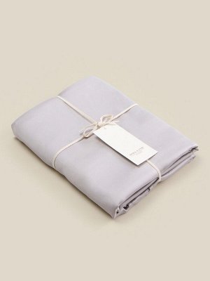 Простыня 1.5 спальная SL Home Tencel, 160x235 см, светло-серая, тенсель