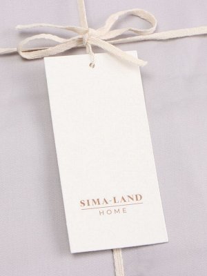 Простыня 1.5 спальная SL Home Tencel, 160x235 см, светло-серая, тенсель