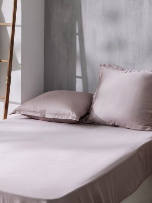 Простыня на резинке SL Home Tencel 140*200+30 см , цв. пудра