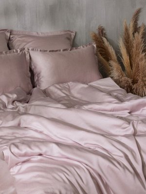 Простыня на резинке SL Home Tencel 140*200+30 см , цв. пудра
