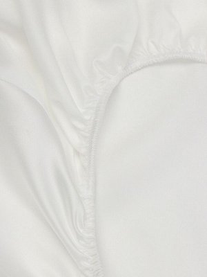 Простыня на резинке SL Home Tencel 200*200+30 см , цв. белый