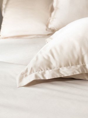 Простыня на резинке SL Home Tencel 200*200+30 см , цв. бежевый