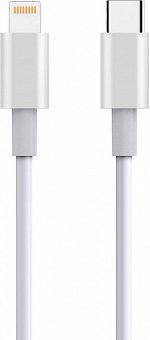 Дата-кабель Smartbuy Type-C to 8-pin, для PD fast charging, белый, 1м (IK-512FC white PD)