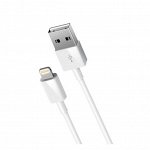 Дата-кабель Smartbuy USB - 8 pin, 1 м, 2A, fast charge (IK-512FC white)