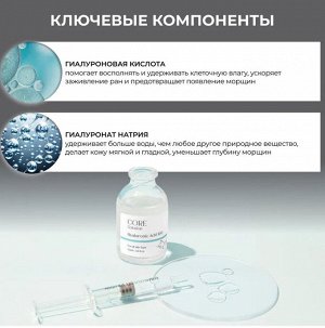 Сыворотка для лица, Matrigen, с гиалуроновой килотой, увлажняющая, для мезотерапии лица руками и аппаратом, 30 мл