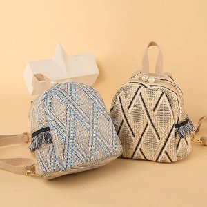 Рюкзак женский мини, компактный, текстиль