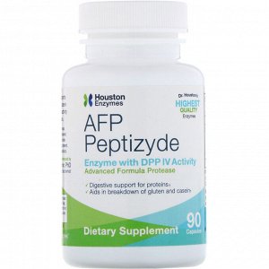 Houston Enzymes, AFP Peptizyde, 90 капсул