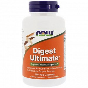 Now Foods, Digest Ultimate, 120 капсул