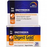 Enzymedica, Digest Gold с ATPro, добавка с пищеварительными ферментами, 21 капсула