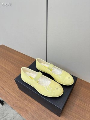 Балетки женские кожаные