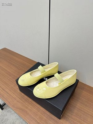 Балетки женские кожаные