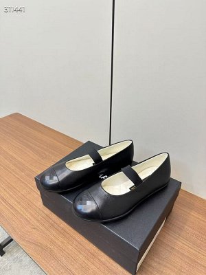 Балетки женские кожаные