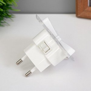 Ночник "Бабочка" пластик 5,5х7,5х6 см