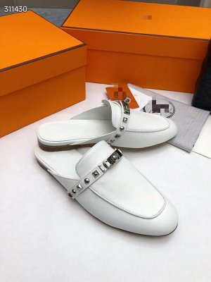 Мюли женские кожаные