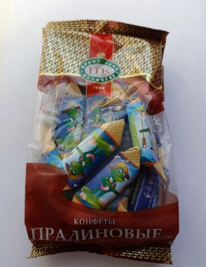 Конфеты "Пралиновые с кунжутом" глазированные в/н 1/250