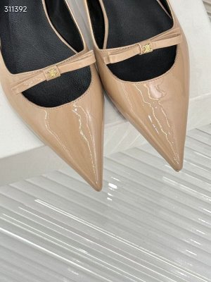 Балетки женские кожаные