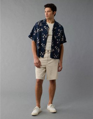 AE Poolside Floral Button-Up Shirt