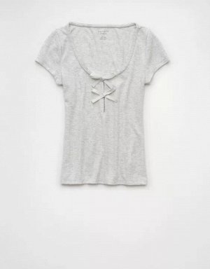 AE Bow Front T-Shirt